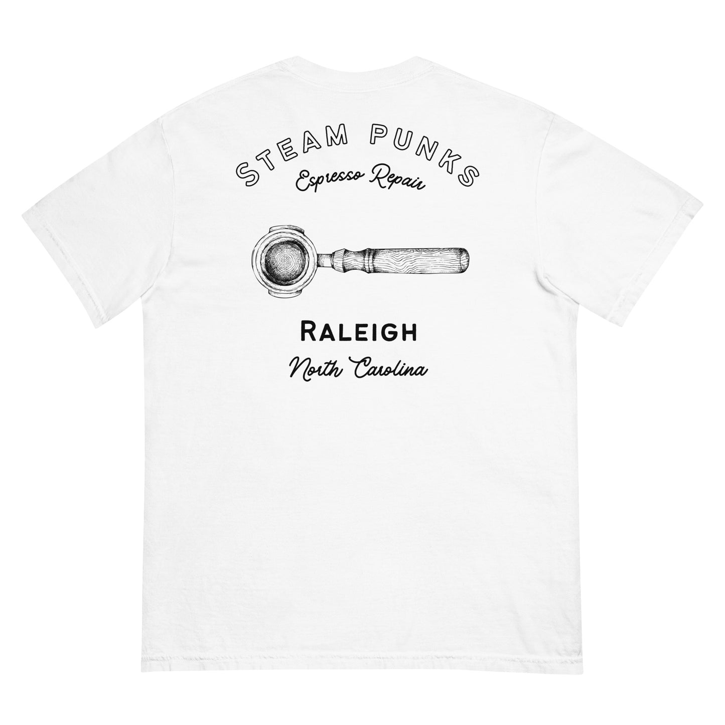 Steam Punks - Portafilter Tee - White